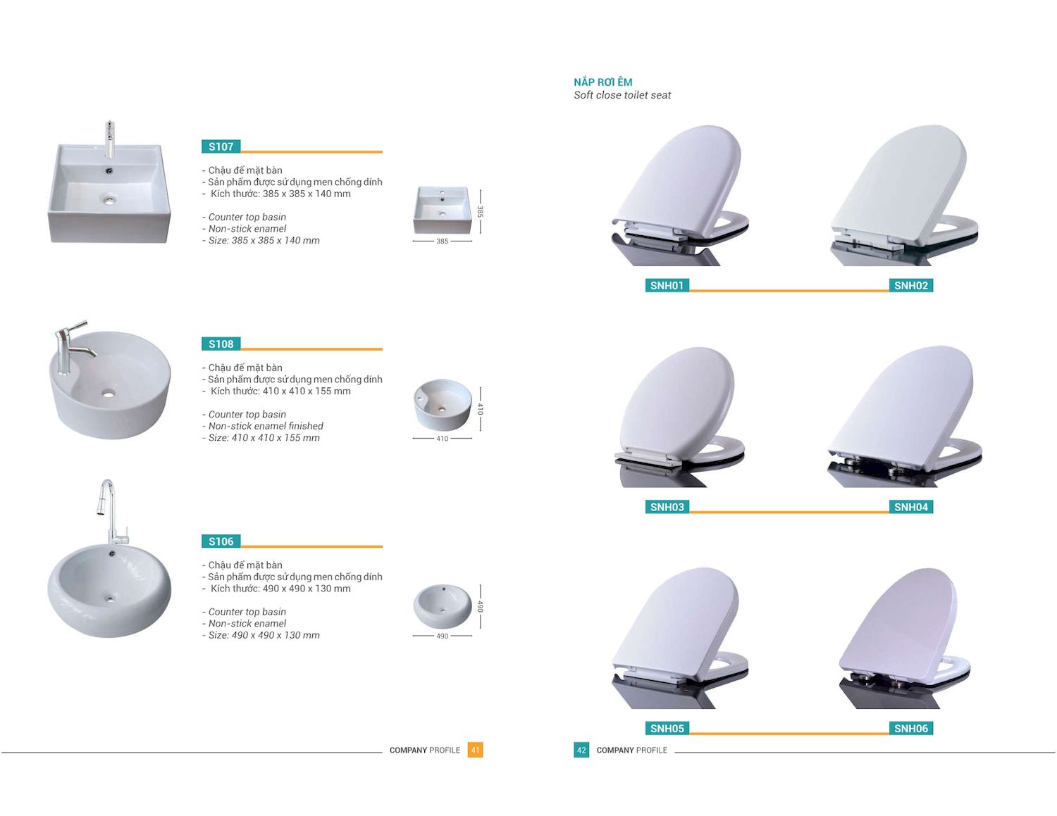 Bồn cầu Lavabo SITON Catalogue và Bảng giá mới nhất /Page 21